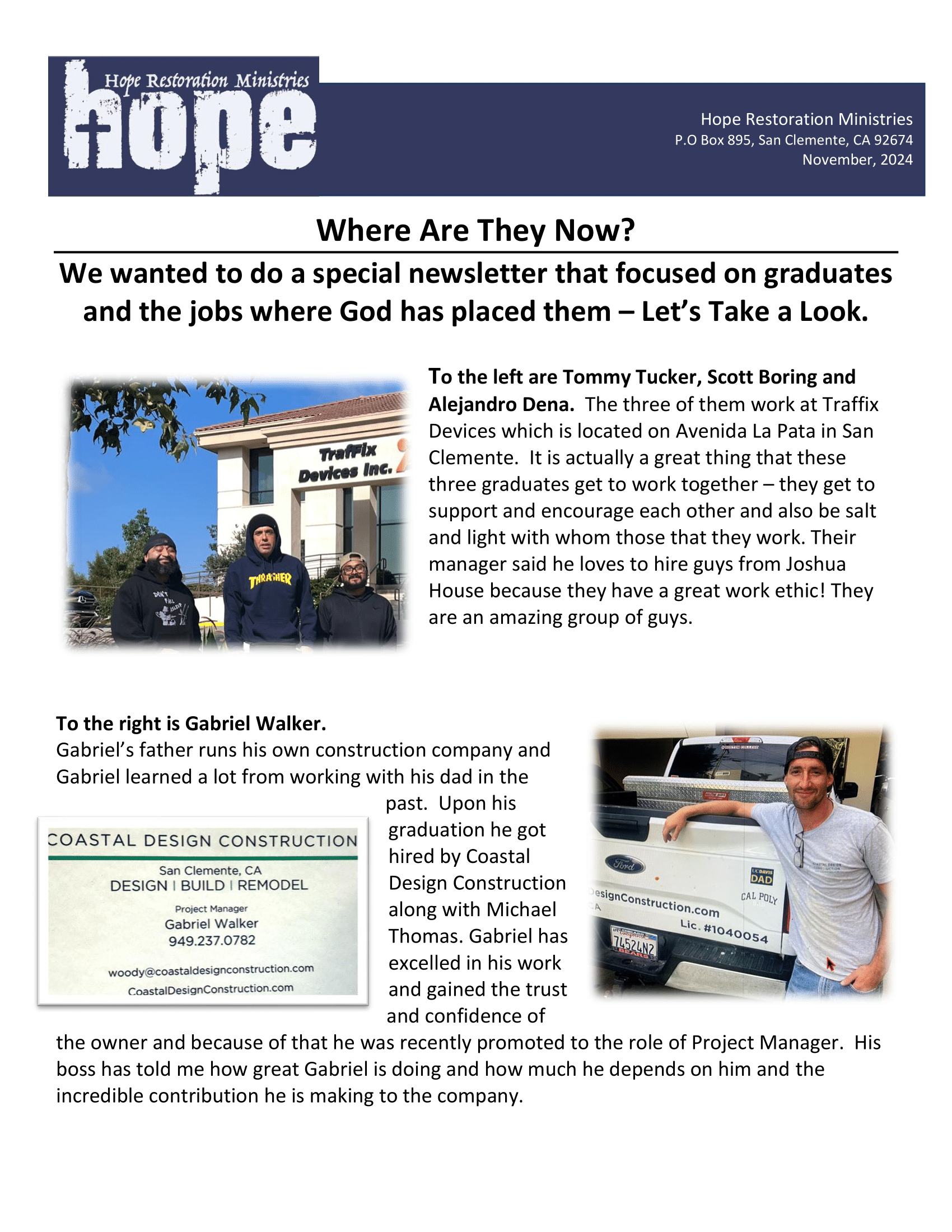 Newsletter Nevember '24