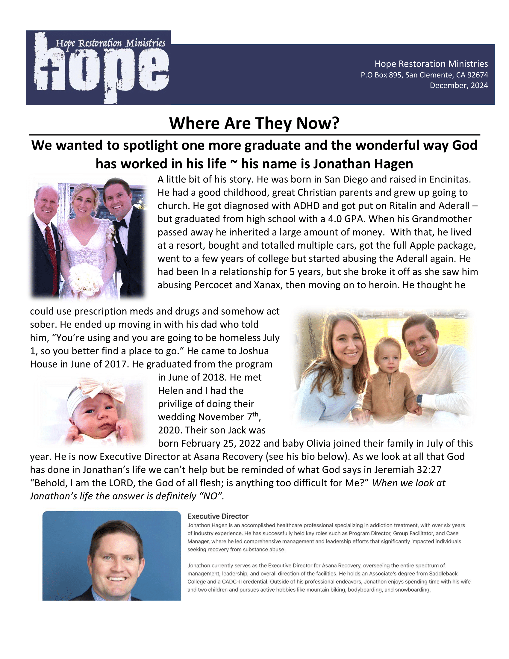 Newsletter December '24